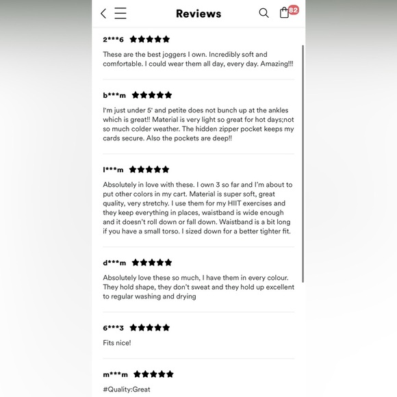 Halara Grey PETITE High Waisted Drawstring Cool Touch Joggers-UPF50+!! NEW!!🩶🩶 - Picture 16 of 16